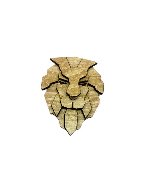 brown nonmetal brooch - 15019121 - Very Small Image - 1