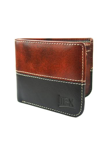 brown & black leather wallet - 15019170 - Very Small Image - 1