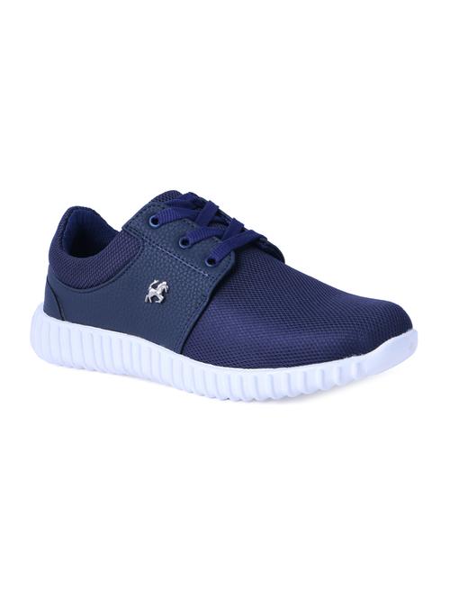 blue Mesh lace up sport shoe - 15019218 - Standard Image - 1
