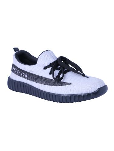 white Mesh lace up sport shoe - 15019221 - Very Small Image - 1