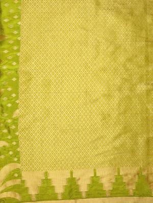 green art silk kanjivaram saree with blouse - 15019297 - Standard Image - 4