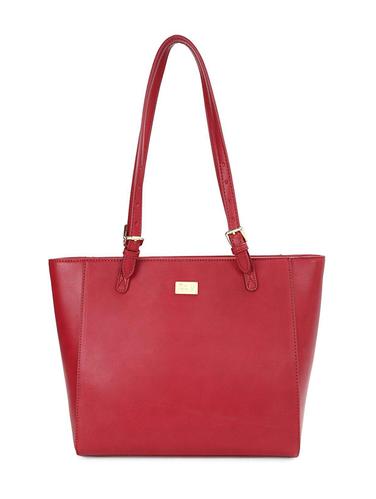 red leatherette regular handbag - 15019366 - Very Small Image - 1