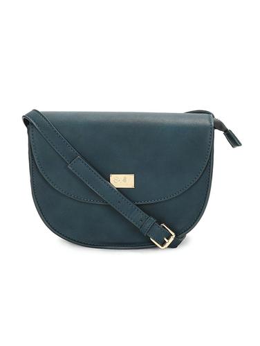 green leatherette regular sling bag - 15019391 - Very Small Image - 1