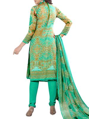brown synthetic suit combos unstitched - 15019566 - Standard Image - 3