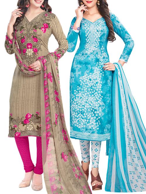 brown synthetic suit combos unstitched - 15019581 - Very Small Image - 1
