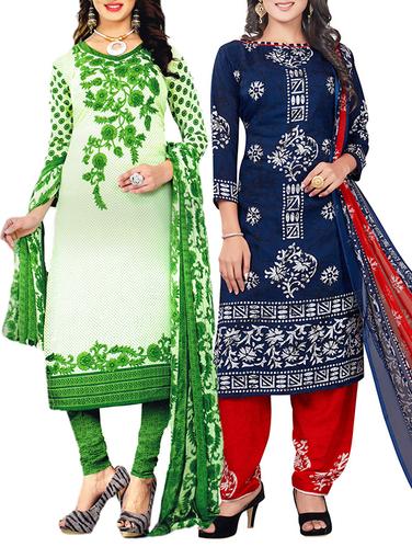 blue synthetic suit combos unstitched - 15019651 - Very Small Image - 1
