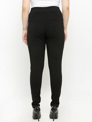 solid black cotton jegging - 15019739 - Standard Image - 3