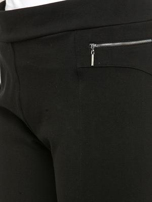 solid black cotton jegging - 15019739 - Standard Image - 5