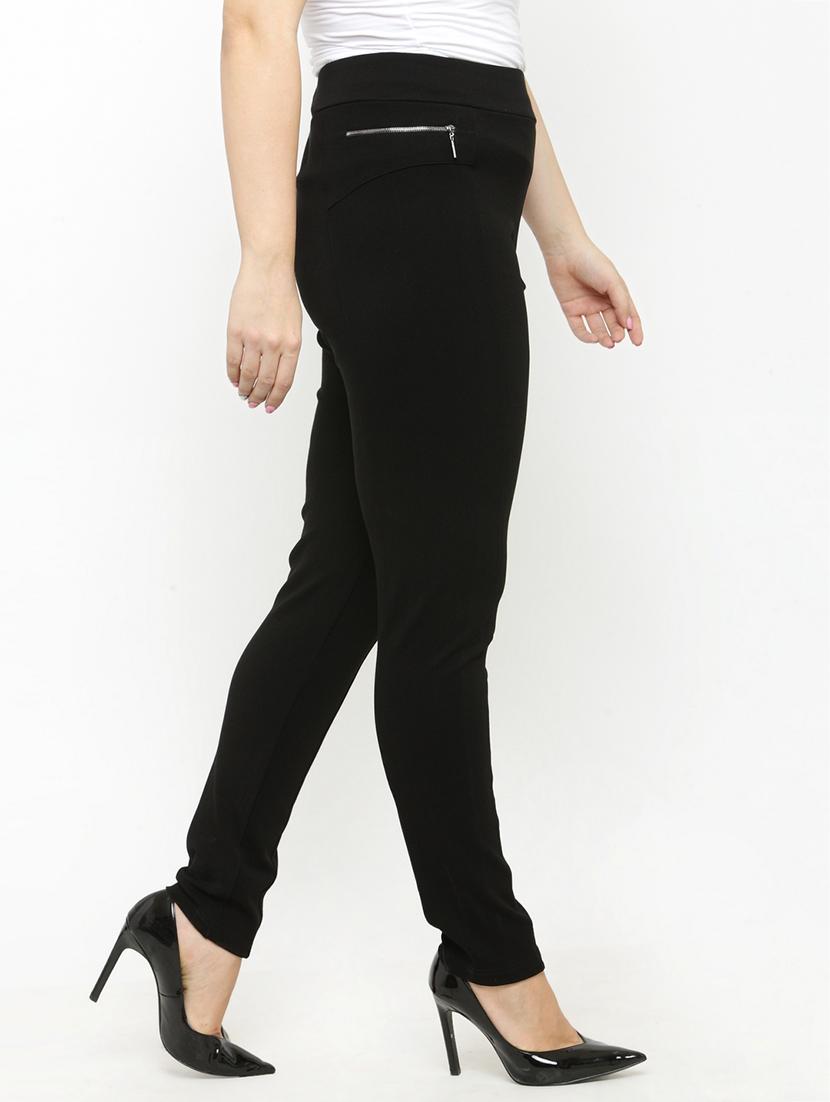 solid black cotton jegging - 15019739 - Zoom Image - 2