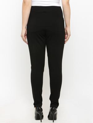 black cotton plus jegging - 15019741 - Standard Image - 3