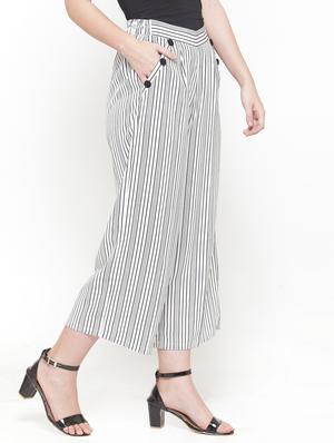 white striped palazzo - 15019742 - Standard Image - 2