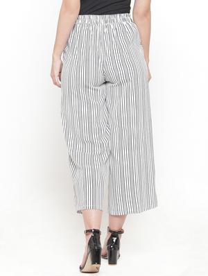 white striped palazzo - 15019742 - Standard Image - 3