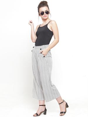 white striped palazzo - 15019742 - Standard Image - 4