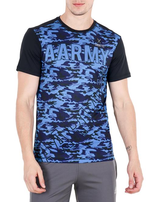 blue polyester tshirt - 15019786 - Standard Image - 1