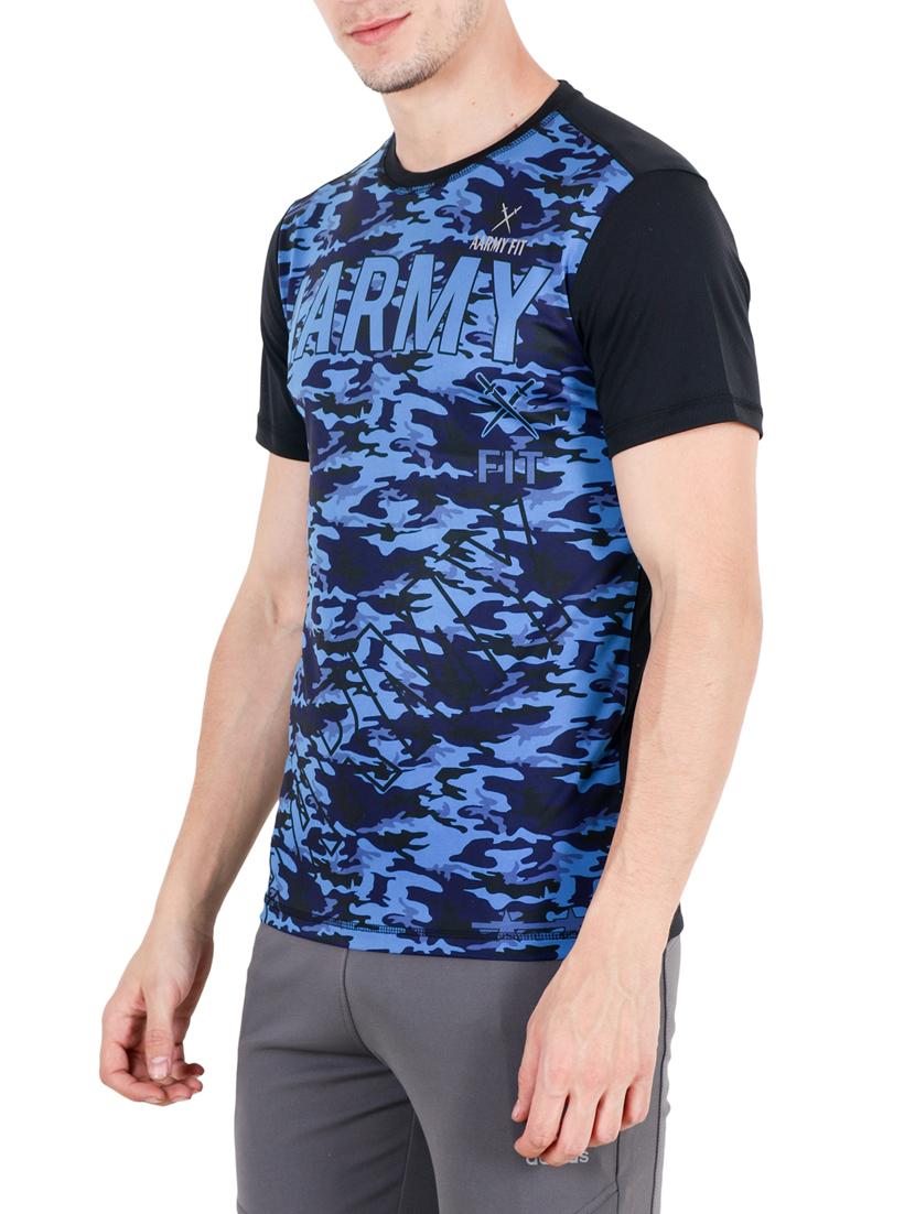 blue polyester tshirt - 15019786 - Zoom Image - 2