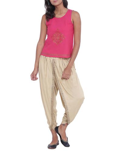 Printed top with tulip pant set - 15020334 - Very Small Image - 1