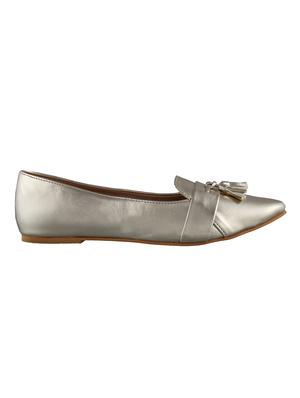gold slip on loafer - 15020520 - Standard Image - 2