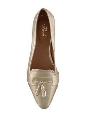 gold slip on loafer - 15020520 - Standard Image - 4
