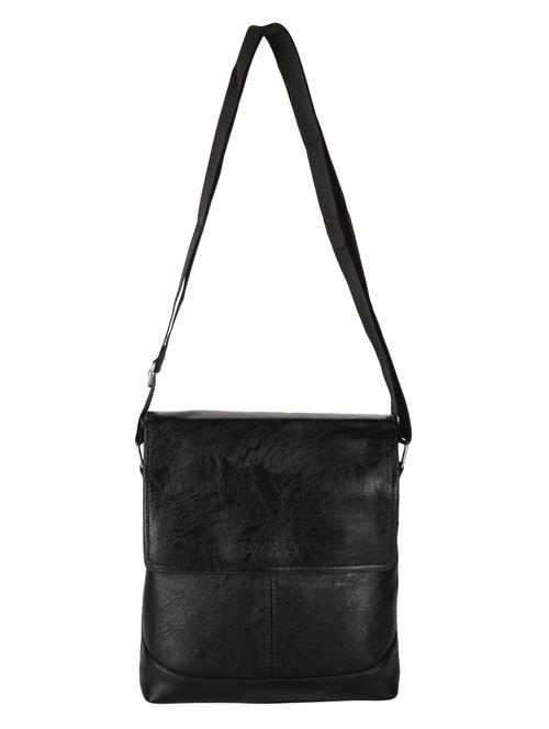 black leatherette regular sling bag - 15020891 - Standard Image - 1