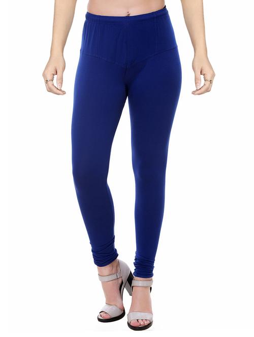 blue cotton lycra leggings - 15020909 - Standard Image - 1