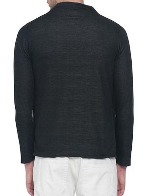 black cotton shrug - 15020976 - Standard Image - 3