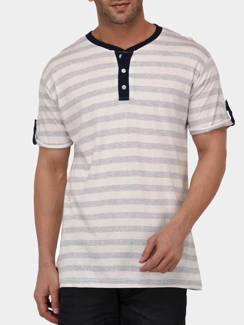 grey cotton t-shirt - 15021017 - Standard Image - 1