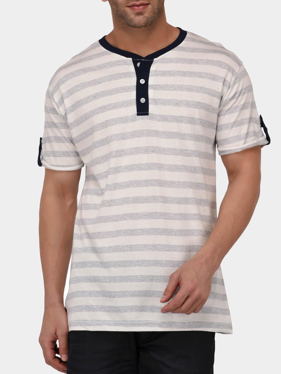 grey cotton t-shirt - 15021017 - Zoom Image - 1