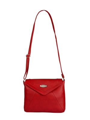 red leatherette regular sling bag - 15021084 - Standard Image - 1