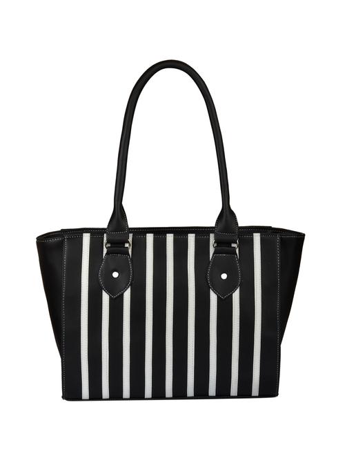 black leatherette regular handbag - 15021118 - Standard Image - 1