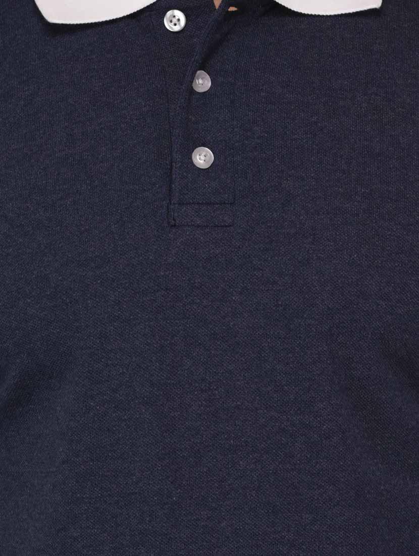 navy blue cotton t-shirt - 15021288 - Zoom Image - 4