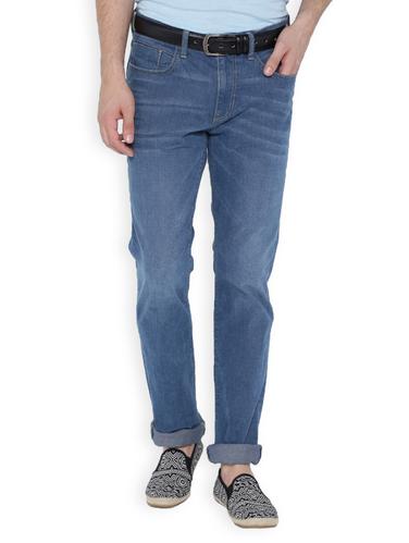 blue cotton washed jeans - 15021324 - Very Small Image - 1