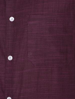 purple cotton formal shirt - 15021531 - Standard Image - 4