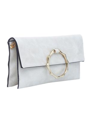 white leatherette regular sling bag - 15021653 - Standard Image - 4