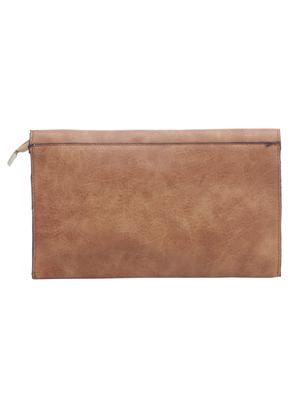 brown leatherette regular sling bag - 15021655 - Standard Image - 2
