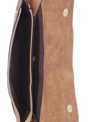brown leatherette regular sling bag - 15021655 - Standard Image - 3