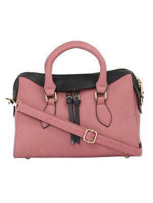 pink leatherette regular handbag - 15021672 - Standard Image - 1