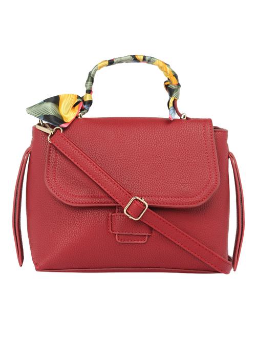 red leatherette regular sling bag - 15021680 - Standard Image - 1