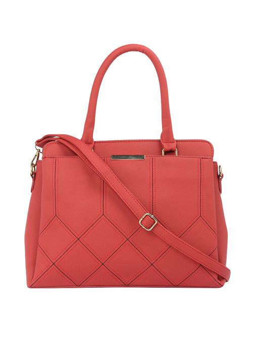 red leatherette handbag - 15021691 - Very Small Image - 1