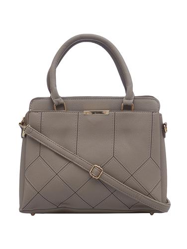 grey leatherette handbag - 15021693 - Very Small Image - 1