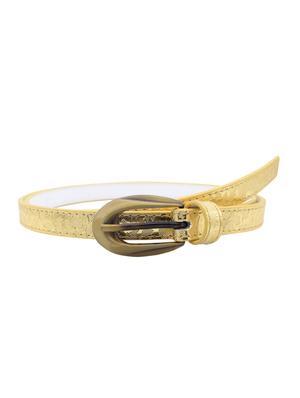 gold leatherette (pu belt - 15021733 - Standard Image - 1