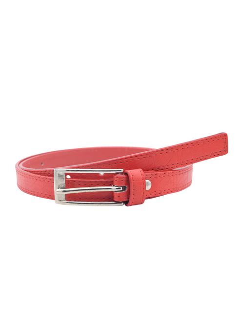 red leatherette (pu belt - 15021738 - Standard Image - 1