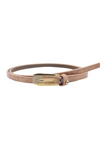 brown leatherette (pu belt - 15021746 - Very Small Image - 1