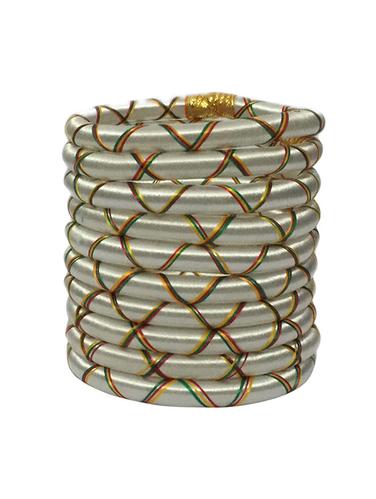 white plastic bangle - 15022175 - Very Small Image - 1