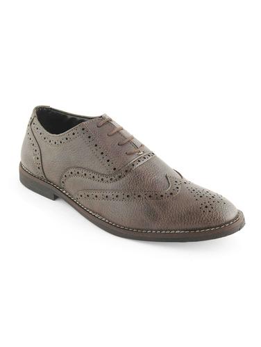 brown Faux Leather brouge - 15022922 - Very Small Image - 1