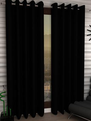 Set of 2 Polyester Long Door Curtains - 15023026 - Standard Image - 1
