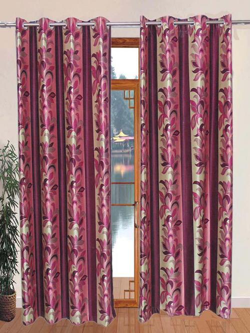Set of 2 Polyester Long Door Curtains - 15023047 - Standard Image - 1