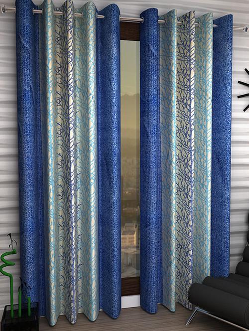 Set of 2 Polyester Long Door Curtains - 15023053 - Standard Image - 1