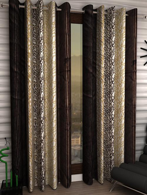 Set of 2 Polyester Long Door Curtains - 15023054 - Standard Image - 1