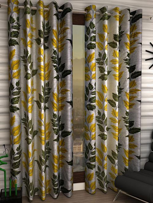 Set of 2 Polyester Long Door Curtains - 15023064 - Standard Image - 1
