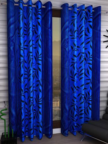 Set of 2 Polyester Long Door Curtains - 15023072 - Very Small Image - 1